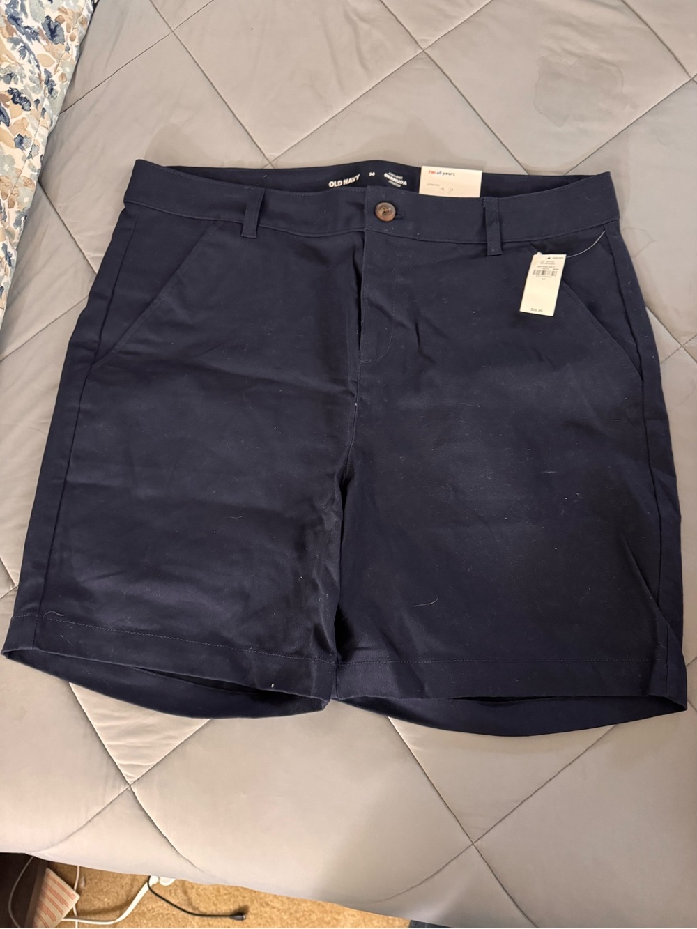 Old Navy Navy Women's Chino Bermuda Shorts